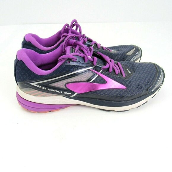 Brooks Ravenna 8 Running Shoe Womens (Size 8) 1202381B454 Blue Purple White - Picture 3 of 9